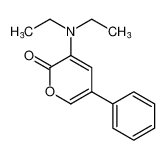 2H-Pyran-2-one, 3-(diethylamino)-5-phenyl-_690968-20-8