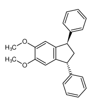 rel-(1R,3R)-5,6-dimethoxy-1,3-diphenyl-2,3-dihydro-1H-indene_690969-66-5