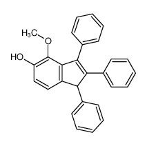 1H-Inden-5-ol, 4-methoxy-1,2,3-triphenyl-_690969-96-1