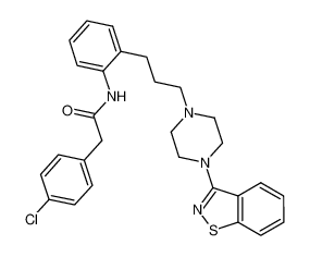 N-{2-[3-(4-1,2-benzisothiazol-3-yl-piperazin-1-yl)-propyl]-phenyl}-2-(4-chloro-phenyl)-acetamide_690972-75-9