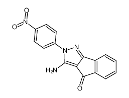 3-amino-2-(4-nitro-phenyl)-2H-indeno[1,2-c]pyrazol-4-one_69098-97-1