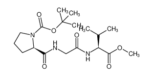 L-Valine, 1-[(1,1-dimethylethoxy)carbonyl]-D-prolylglycyl-, methyl ester_690995-51-8