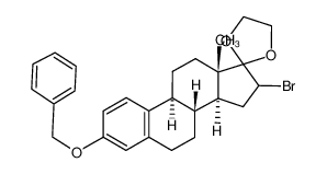 16-bromo-17,17-ethylenedioxy-3-benzyloxy-estra-1,3,5 (10)-trien-17-one_690996-27-1