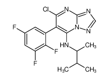 5-chloro-N-(3-methylbutan-2-yl)-6-(2,3,5-trifluorophenyl)-[1,2,4]triazolo[1,5-a]pyrimidin-7-amine_691010-78-3