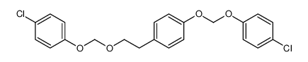1-chloro-4-((4-(2-((4-chlorophenoxy)methoxy)ethyl)phenoxy)methoxy)benzene_691013-60-2