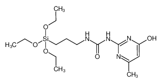 1-(4-hydroxy-6-methylpyrimidin-2-yl)-3-(3-(triethoxysilyl)propyl)urea_691013-81-7