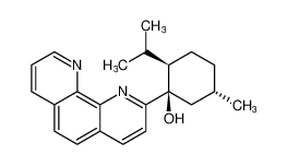 rel-(1R,2R,5S)-2-isopropyl-5-methyl-1-(1,10-phenanthrolin-2-yl)cyclohexan-1-ol_691014-05-8