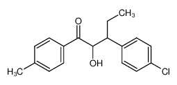 p-Methyl-α-hydroxy-β-(p'-chlorphenyl)-valerophenon_69110-82-3