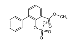 2-Methanesulfonyloxy-biphenyl-3-carboxylic acid methyl ester CAS:69111-10-0 manufacturer & supplier