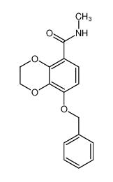 8-(benzyloxy)-N-methyl-2,3-dihydrobenzo[b][1,4]dioxine-5-carboxamide_69114-88-1