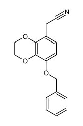 5-benzyloxy-8-cyanomethyl-1,4-benzodioxane_69115-06-6