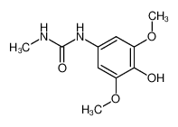 1-(4-Hydroxy-3,5-dimethoxy-phenyl)-3-methyl-urea_69115-13-5
