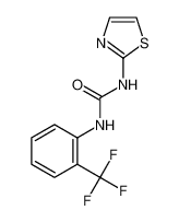 1-(1,3-thiazol-2-yl)-3-[2-(trifluoromethyl)phenyl]urea_69123-60-0