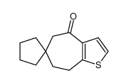 7,8-dihydrospiro[cyclohepta[b]thiophene-6,1'-cyclopentan]-4(5H)-one_69126-32-5