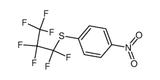 4-Nitrophenyl-perfluor-n-propylsulfid_69127-71-5
