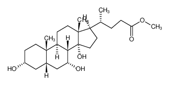 methyl 3α,7α,14α-trihydroxy-5β-cholan-24-oate_691354-69-5