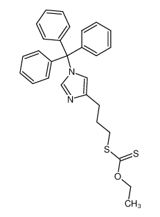 O-ethyl S-[3-(1-trityl-1H-imidazol-4-yl)propyl]dithiocarbonate_691356-63-5