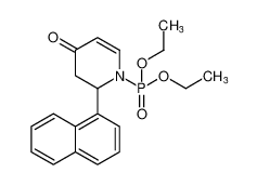 diethyl (2-(naphthalen-1-yl)-4-oxo-3,4-dihydropyridin-1(2H)-yl)phosphonate_691390-01-9