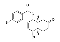 (1S,4R,4aS,8aR)-4-hydroxy-7-oxo-1,4,4a,5,6,7,8,8a-octahydronaphthalen-1-yl 4-bromobenzoate_691391-10-3