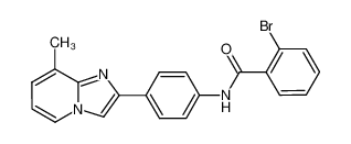 N-[4-(8-Methylimidazo[1,2-a]pyridin-2-yl)phenyl]-2-bromobenzamide_691392-89-9