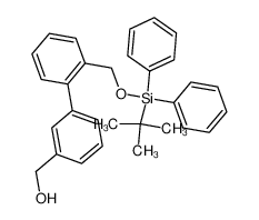 [2'-(tert-Butyl-diphenyl-silanyloxymethyl)-biphenyl-3-yl]-methanol_691407-89-3