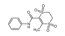 2-Methyl-3-phenylcarbamoyl-5,6-dihydro-1,4-dithiin-1,1,4,4-tetroxide_69149-71-9