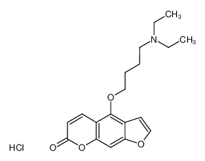 4-(4-Diethylamino-butoxy)-furo[3,2-g]chromen-7-one; hydrochloride_69150-20-5