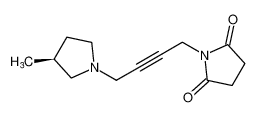 (S)-1-(4-(3-methylpyrrolidin-1-yl)but-2-yn-1-yl)pyrrolidine-2,5-dione CAS:69162-94-3 manufacturer & supplier
