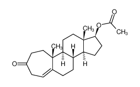A-Homo-Δ4α-androsten-17β-ol-3-on-acetat (A-Homo-testosteron-acetat)_6917-01-7