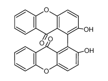 2,2'-dihydroxy-[1,1']bixanthenyl-9,9'-dione_69170-17-8