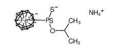 ammonium isopropylferrocenyldithiophosphonate_691873-74-2