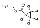1,2,2,3,3-Pentachloro-cyclopropanecarboxylic acid ethyl ester_69188-10-9