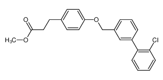 methyl 4-[(2'-chloro-[1,1'-biphenyl]-3-yl)methoxy]benzenepropanoate_691901-53-8