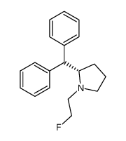 Pyrrolidine, 2-(diphenylmethyl)-1-(2-fluoroethyl)-, (2S)-_691905-91-6
