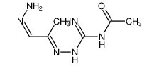 N-[amino-[(2E)-2-[(1Z)-1-hydrazinylidenepropan-2-ylidene]hydrazinyl]methylidene]acetamide_692-77-3