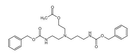 2-((2-(((benzyloxy)carbonyl)amino)ethyl)(3-(((benzyloxy)carbonyl)amino)propyl)amino)ethyl acetate_692259-70-4
