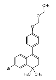 7-bromo-4-(4-ethoxymethoxyphenyl)-1,1-dimethyl-1,2-dihydronaphthalene_692277-94-4