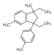 1,3-diethyl-1,5-dimethyl-3-p-tolyl-indan_69248-95-9