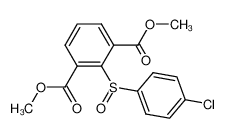 2-(4-Chlorphenylsulfinyl)isophthalsaeuredimethylester_69270-53-7