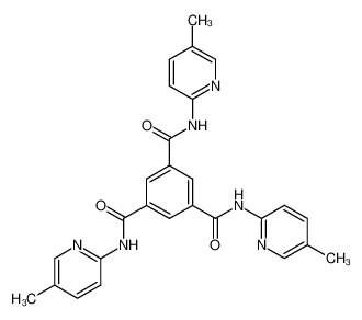 N,N',N'-tris(5-methylpyridin-2-yl)benzene-1,3,5-tricarbonamide_692731-93-4