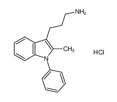 3-(2-methyl-1-phenyl-1H-indol-3-yl)propan-1-amine hydrochloride_692739-79-0