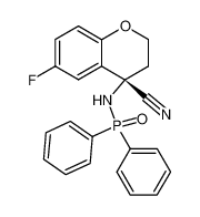 (S)-N-(4-cyano-6-fluorochroman-4-yl)-P,P-diphenylphosphinic amide_692754-62-4