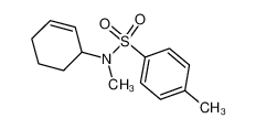 N-methyl-N-(cyclohex-2-enyl)-p-toluenesulfonamide_69291-92-5