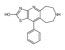 10-phenyl-3,5,6,7,8,9-hexahydro-thiazolo[5',4':5,6]pyrido[2,3-d]azepin-2-one_69315-03-3