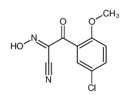 3-(5-Chlor-2-methoxy-phenyl)-2-oximino-3-oxo-propionitril_69316-23-0