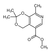 methyl 2,2,8-trimethyl-4H-[1,3]dioxino[4,5-c]pyridine-5-carboxylate_6932-32-7