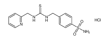 4-((3-(pyridin-2-ylmethyl)thioureido)methyl)benzenesulfonamide hydrochloride_693219-99-7
