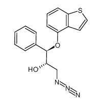 (1R,2S)-3-azido-1-(benzo[b]thiophen-4-yloxy)-1-phenyl-propan-2-ol_693220-84-7