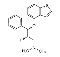 (2R,3S)-[3-(benzo[b]thiophen-4-yloxy)-2-fluoro-3-phenyl-propyl]-dimethyl amine_693221-11-3