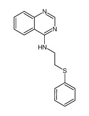 (2-phenylsulfanyl-ethyl)-quinazolin-4-yl-amine_69323-86-0